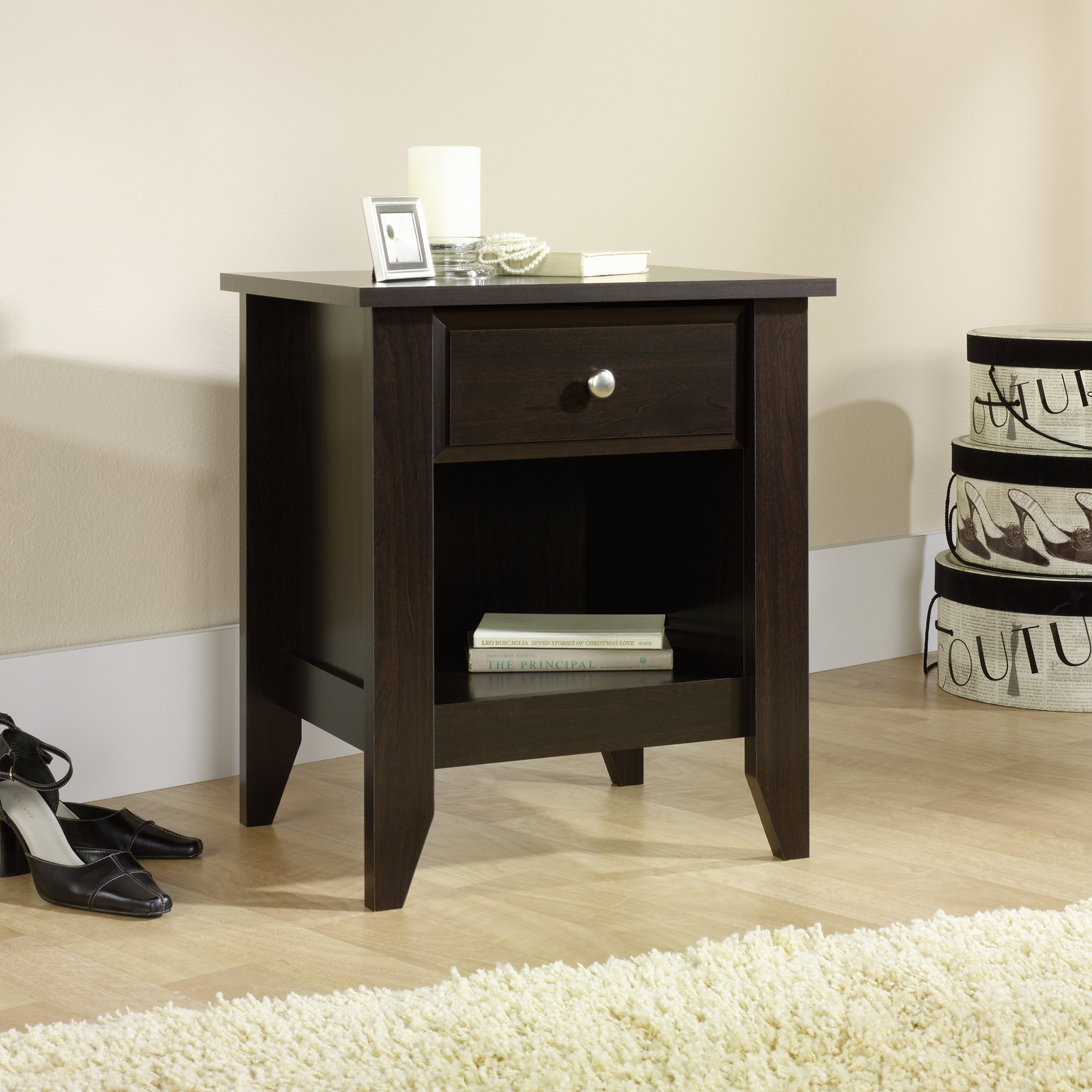 Sauder® Shoal Creek® Jamocha Wood Nightstand | Big Sandy