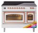 Ilve® Nostalgie II Noblesse 48'' Custom RAL Color Pro Style Induction Range with Copper Trim-0