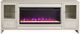 aspenhome® Sandro Brushed White 80" Fireplace Console-5