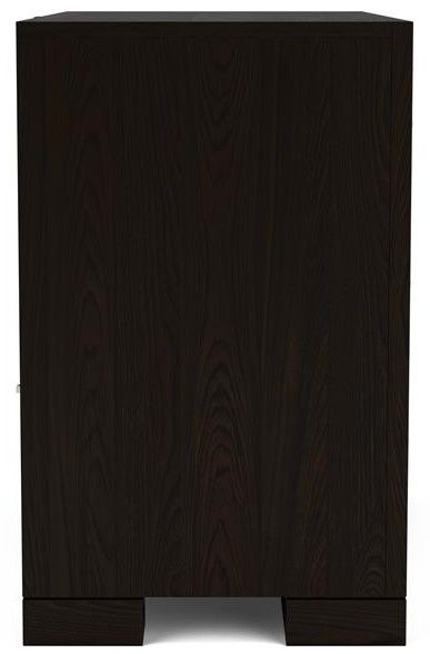 Riverside Furniture Lydia Dark Cabernet 3-Drawer Nightstand-2