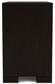 Riverside Furniture Lydia Dark Cabernet 3-Drawer Nightstand-2