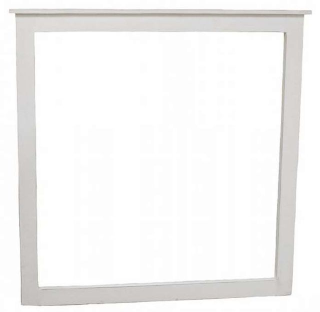 Million Dollar Rustic White Large Mirror-0