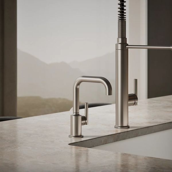 KOHLER® Purist® Vibrant Stainless Beverage Faucet-1