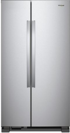 Whirlpool® 36 in. 25.1 Cu. Ft. Monochromatic Stainless Steel Side-By-Side Refrigerator