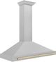 ZLINE 48" Autograph Edition Satin Stainless Steel Wall Mounted Range Hood-2