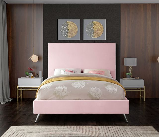 Meridian Furniture Jasmine Pink Queen Bed-2