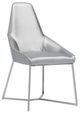 VIG Furniture Modrest Sarah 2-Piece Pearl Gray Dining Chair Set-0