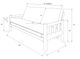 Kodiak Furniture Lodge Natural Full Futon Frame-2