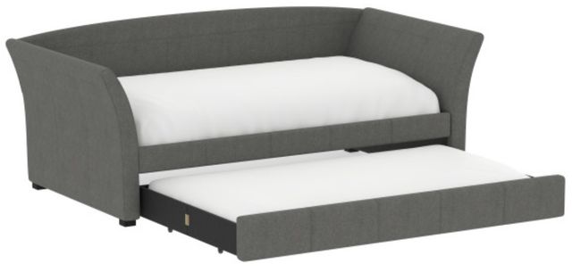Emerald Home Vienna Italian Gray Twin Trundle Daybed-3