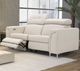 Fornirama 3333 Off-White Power Reclining Loveseat with Adjustable Headrest-1