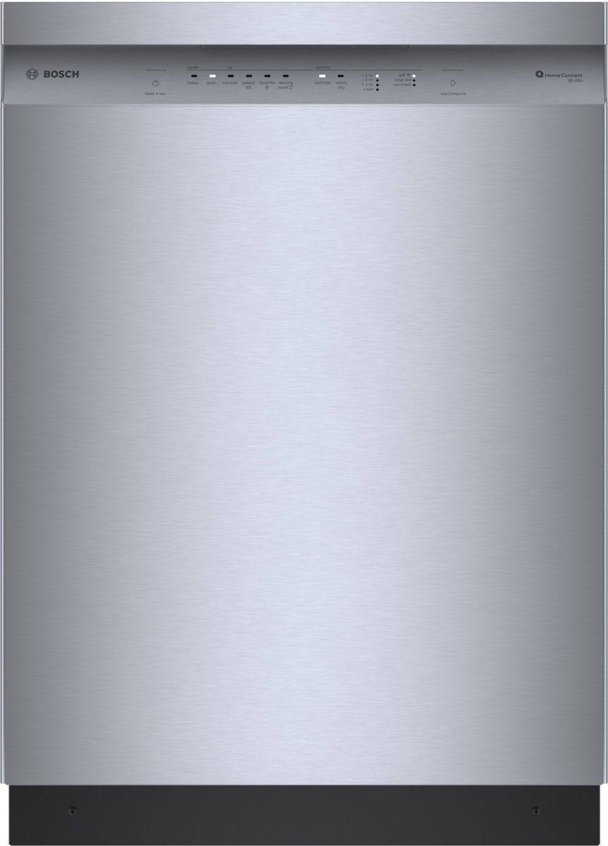 Bosch® 300 Series 24" Stainless Steel Front Control Built In Dishwasher