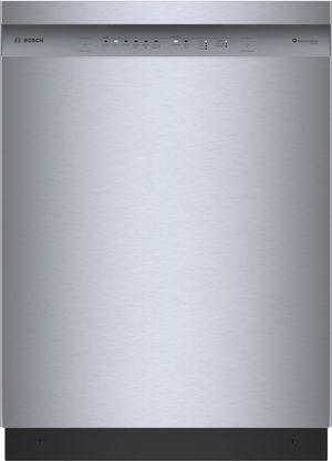 Bosch 300 Series 24" Stainless Steel Front Control Built In Dishwasher