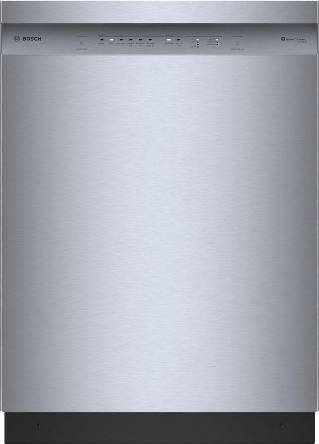 Bosch® 300 Series 24" Stainless Steel Front Control Built In Dishwasher-0