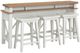 Parker House® Americana Modern 4-Piece Weathered Natural Console Table Set with Cotton Base-0