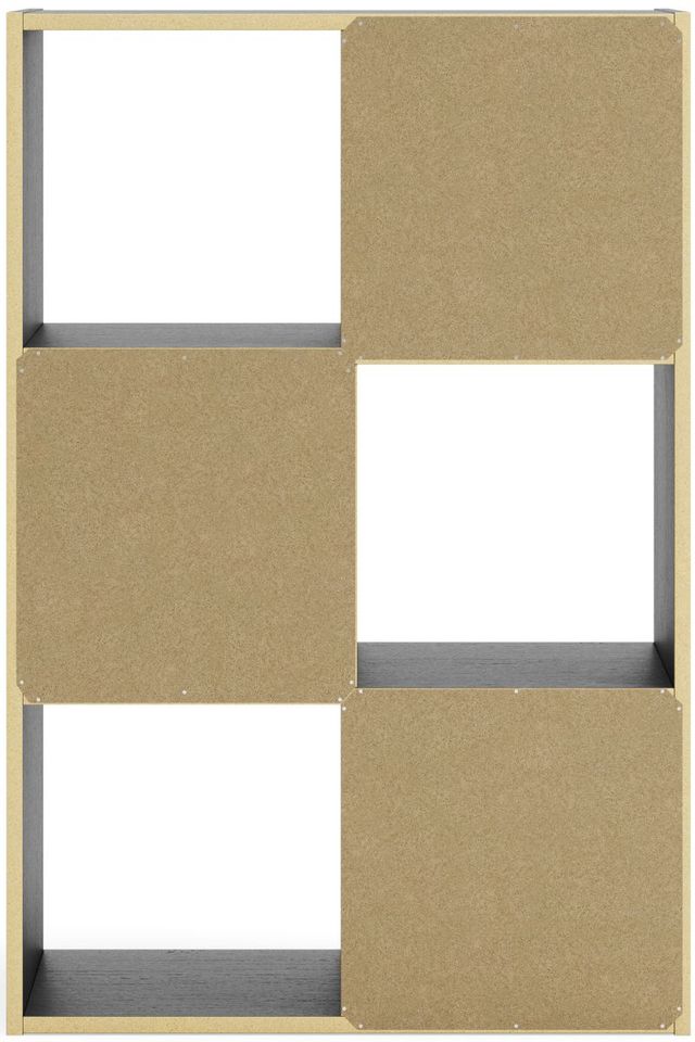 Signature Design by Ashley® Langdrew Black Six Cube Organizer-2