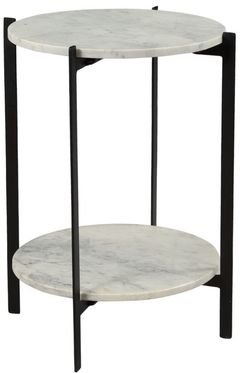 Table d'appoint ronde, blanc, Moe's Home Collections®