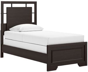 Signature Design by Ashley® Covetown Dark Brown Youth Twin Panel Bed