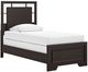 Signature Design by Ashley® Covetown Dark Brown Youth Twin Panel Bed-0