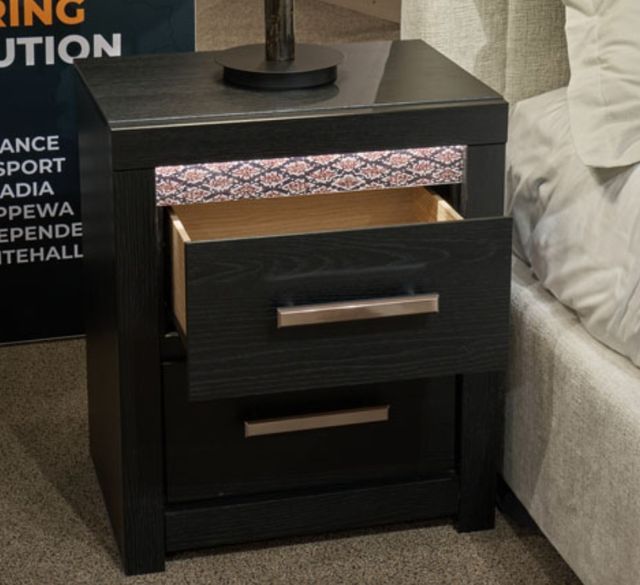 Signature Design by Ashley® Shoralli Black Nightstand-1