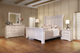 International Furniture Direct Terra White 4-Piece Vintage White Distressed Queen Bedroom Set-4
