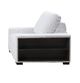 ManWah Sahara Arctic White Power Sliding Chaise Recliner-1