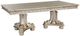 Homelegance® Catalonia Platinum Dining Table-0