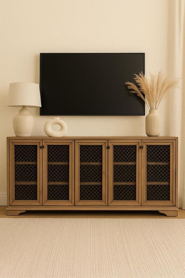 Bernards Tarrington Cashew 84" Media Console-1