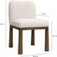TOV Furniture Tiara Cream Dining Chair-2