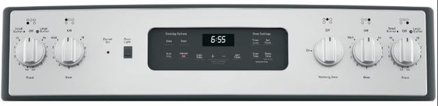 GE® 30" Fingerprint Resistant Stainless Steel Free Standing Electric Range-3