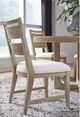 Magnussen Home® Somerset 2-Piece Butternut/Omari Natural Dining Side Chair Set with Upholstered Seat-3
