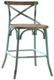 ACME Furniture Zaire Antique Oak/Antique Sky Bar Stool-0