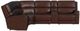 Flexsteel® Oasis Truffle Leather Power Sectional with Custom Layout Options-4