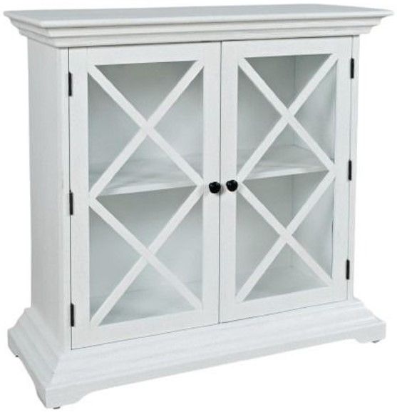 Jofran Inc. Carrington White Accent Cabinet-0