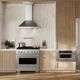 ZLINE Paramount 36" 5.2 Cu. Ft. Satin Stainless Steel Gas Range with 6 Burner DuoPro™ Cooktop and Convection Gas Oven-2