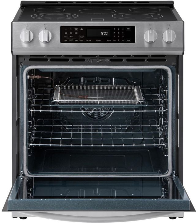 Kenmore® 30” Stainless Steel Front Control Slide-In Electric Range-1