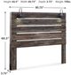 Signature Design by Ashley® Drystan Brown King Panel Headboard-3