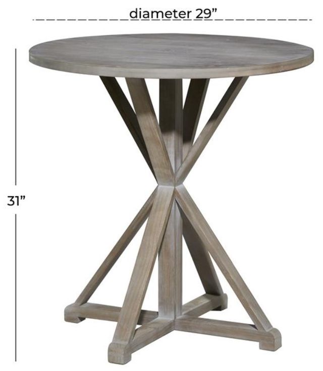 Deco Marche Brown Accent Table-3