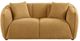 Coaster® Aleisha Mustard Yellow Upholstered Loveseat-3
