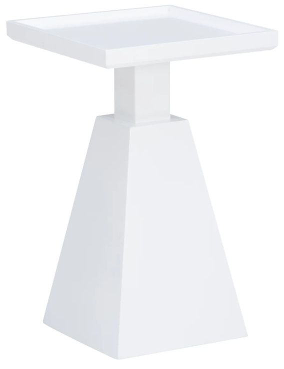 Powell® Cali White Side Table-0