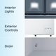 Element® 25 Cu. Ft. White Chest Freezer-5