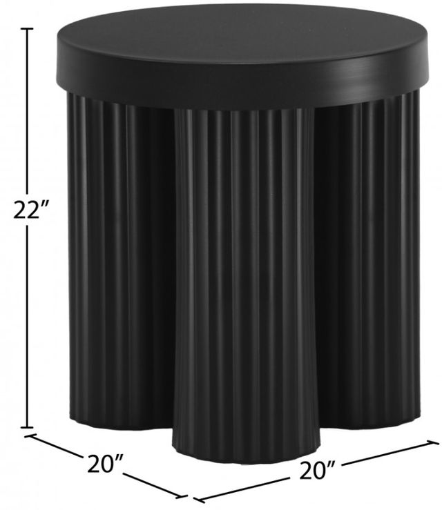 Meridian Furniture Rhodes Black End Table-3