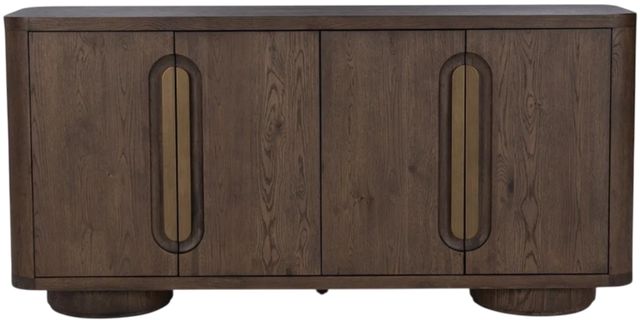 Classic Home Tiber Toasted Brown 4-Door Buffet-2