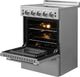 FORNO® Lazio 24" Stainless Steel Pro Style Electric Range-3