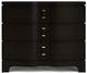 Riverside Furniture Lydia Dark Cabernet Bachelor Chest-1