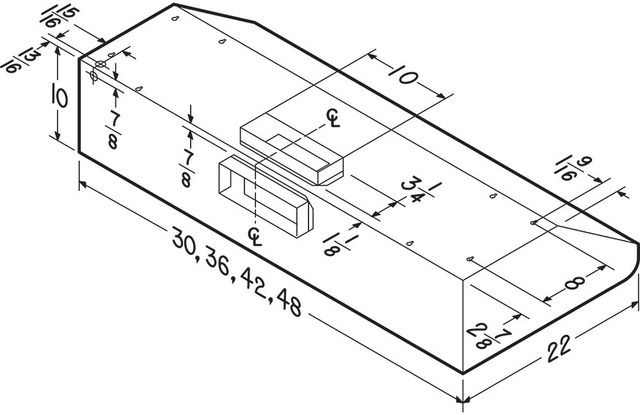 Broan Elite E64000 Series 48" Stainless Steel Under Cabinet Wall Ventilation-5