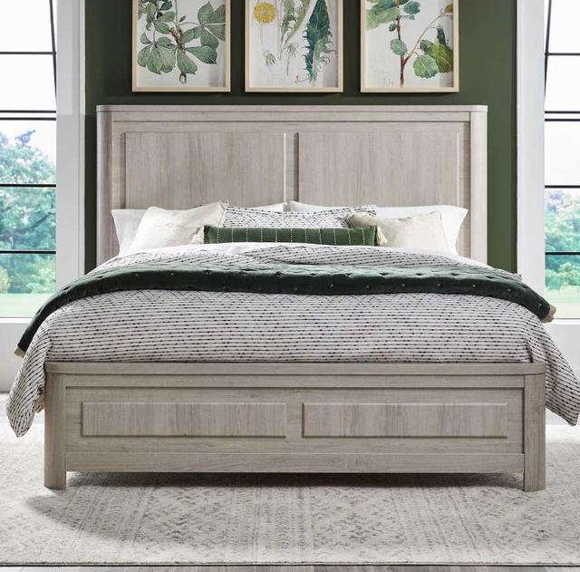 Liberty Furniture Modern Play Natural White Queen Panel Bed-1