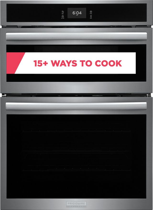 Frigidaire Gallery® 30" Stainless Steel Oven/Microwave Combo Electric Wall Oven-1