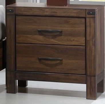 Crown Mark Belmont Brown Tall Nightstand-0