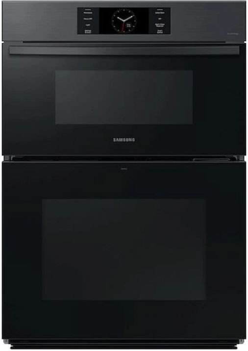 Samsung Bespoke 30" Matte Black Oven/Microwave Combination Electric Wall Oven-0