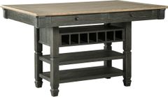 Signature Design by Ashley® Tyler Creek Brown Counter Height Dining Table with Gray Base